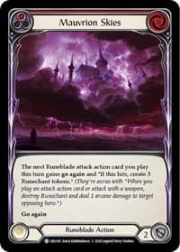 Mauvrion Skies (Red) - Crucible of War - Flesh and Blood TCG card