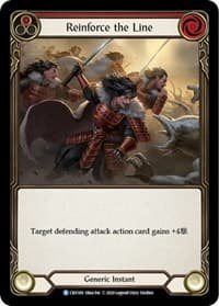Reinforce the Line (Red) - Crucible of War - Flesh and Blood TCG card