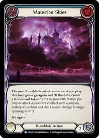 Mauvrion Skies (Blue) - Crucible of War - Flesh and Blood TCG card