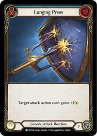 Lunging Press - Crucible of War - Flesh and Blood TCG card
