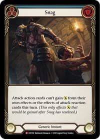 Snag - Crucible of War - Flesh and Blood TCG card