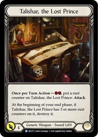 Talishar, the Lost Prince - Crucible of War - Flesh and Blood TCG card