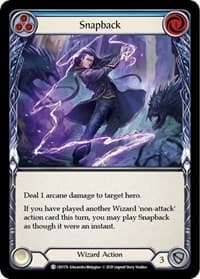 Snapback (Blue) - Crucible of War - Flesh and Blood TCG card