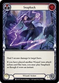 Snapback (Red) - Crucible of War - Flesh and Blood TCG card