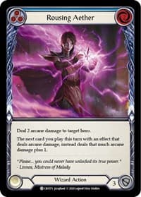 Rousing Aether (Blue) - Crucible of War - Flesh and Blood TCG card