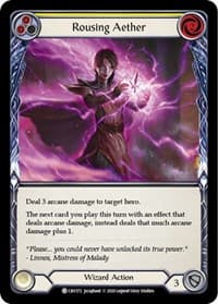 Rousing Aether (Yellow) - Crucible of War - Flesh and Blood TCG card