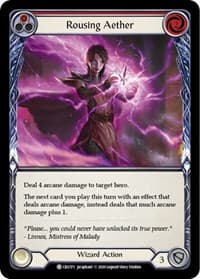 Rousing Aether (Red) - Crucible of War - Flesh and Blood TCG card