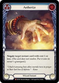 Aetherize - Crucible of War - Flesh and Blood TCG card