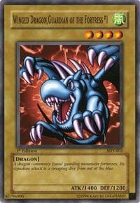 Winged Dragon, Guardian of the Fortress #1 - Starter Deck: Yugi - YuGiOh card