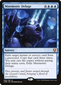 Mnemonic Deluge - Commander Legends - Magic: The Gathering card