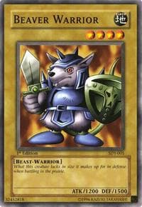 Beaver Warrior - Starter Deck: Yugi - YuGiOh card