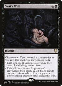 Szat's Will - Commander Legends - Magic: The Gathering card