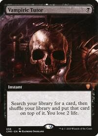 Vampiric Tutor (Extended Art) - Commander Legends - Magic: The Gathering card