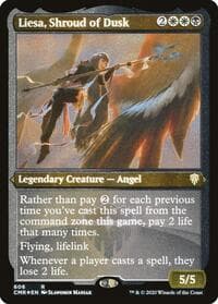 Liesa, Shroud of Dusk (Foil Etched) - Commander Legends - Magic: The Gathering card