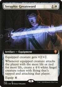 Seraphic Greatsword (Extended Art) - Commander Legends - Magic: The Gathering card