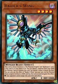 Raider's Wing - Phantom Rage - YuGiOh card