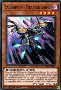 Raidraptor - Strangle Lanius - Phantom Rage - YuGiOh card