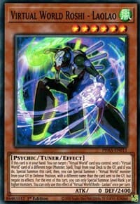 Virtual World Roshi - Laolao - Phantom Rage - YuGiOh card