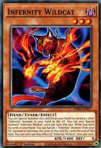 Infernity Wildcat - Phantom Rage - YuGiOh card