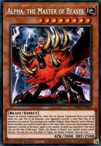 Alpha, the Master of Beasts - Phantom Rage - YuGiOh card