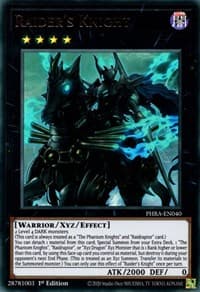 Raider's Knight - Phantom Rage - YuGiOh card