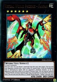 Virtual World Phoenix - Fanfan - Phantom Rage - YuGiOh card