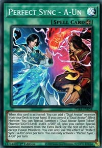 Perfect Sync - A-Un - Phantom Rage - YuGiOh card