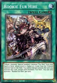Rookie Fur Hire - Phantom Rage - YuGiOh card