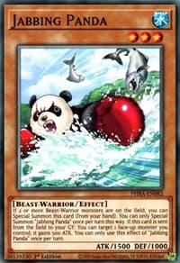 Jabbing Panda - Phantom Rage - YuGiOh card