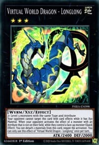 Virtual World Dragon - Longlong - Phantom Rage - YuGiOh card