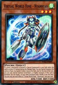 Virtual World Hime - Nyannyan - Phantom Rage - YuGiOh card