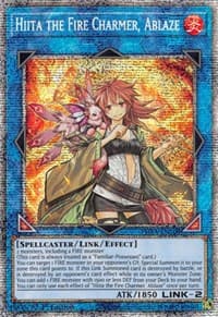 Hiita the Fire Charmer, Ablaze (Starlight Rare) - Phantom Rage - YuGiOh card