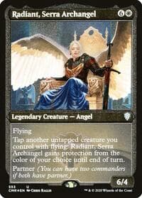 Radiant, Serra Archangel (Foil Etched) - Commander Legends - Magic: The Gathering card