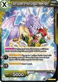 Son Gohan & Hire-Dragon, New Pals - Draft Box 06 - Giant Force - Dragon Ball Super: Masters card