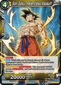 Son Goku, Relentless Assault - Draft Box 06 - Giant Force - Dragon Ball Super: Masters card