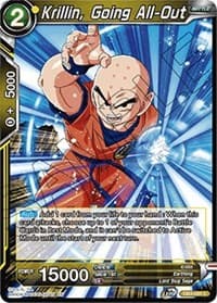 Krillin, Going All-Out - Draft Box 06 - Giant Force - Dragon Ball Super: Masters card