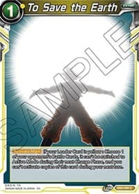 To Save the Earth - Draft Box 06 - Giant Force - Dragon Ball Super: Masters card
