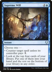 Supreme Will - Commander Legends - Magic: The Gathering card