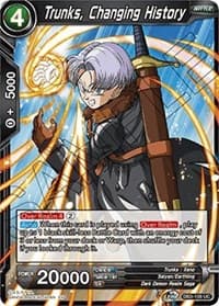 Trunks, Changing History - Draft Box 06 - Giant Force - Dragon Ball Super: Masters card