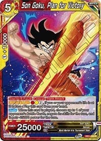 Son Goku, Plan for Victory - Draft Box 06 - Giant Force - Dragon Ball Super: Masters card
