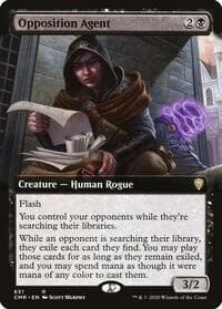 Opposition Agent (Extended Art) - Commander Legends - Magic: The Gathering card