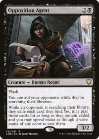 Opposition Agent - Commander Legends - Magic: The Gathering card