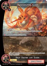 Groundsplitter Rabbit // Split Heaven and Earth - The Epic of the Dragon Lord - Force of Will card