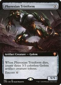 Phyrexian Triniform (Extended Art) - Commander Legends - Magic: The Gathering card