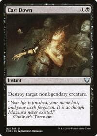 Cast Down - Commander Legends - Magic: The Gathering card