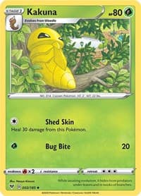 Kakuna - SWSH04: Vivid Voltage - Pokemon card