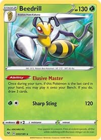 Beedrill - SWSH04: Vivid Voltage - Pokemon card