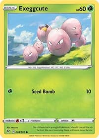 Exeggcute - SWSH04: Vivid Voltage - Pokemon card