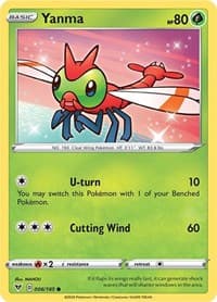 Yanma - SWSH04: Vivid Voltage - Pokemon card