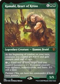 Kamahl, Heart of Krosa (Foil Etched) - Commander Legends - Magic: The Gathering card